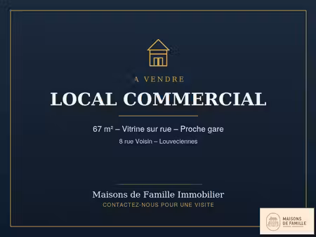 local commercial louveciennes 67 m2
