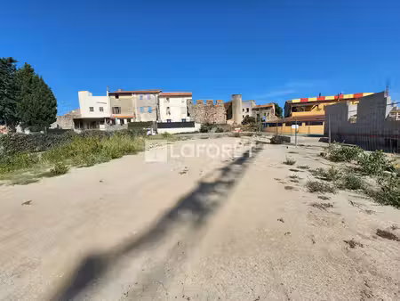 argelès-sur-mer - terrain constructible de 1387 m² avec permis accordé