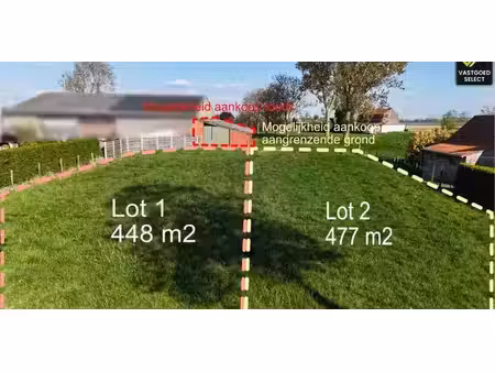 terrain à bâtir à vendre à watervliet pour € 134.400