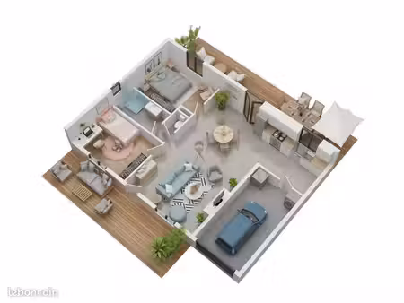 maison 4 pièces 61 m²