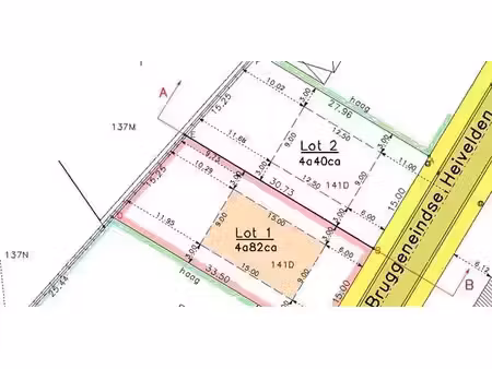 terrain à bâtir à vendre à hulshout pour € 165.000