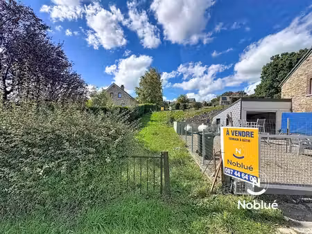 polleur : très beau terrain à bâtir libre de constructeur