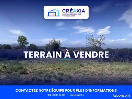 terrain 418 m² aubière