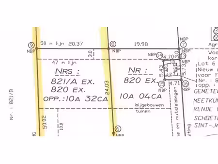 terrain à bâtir à vendre à balen pour € 190.000