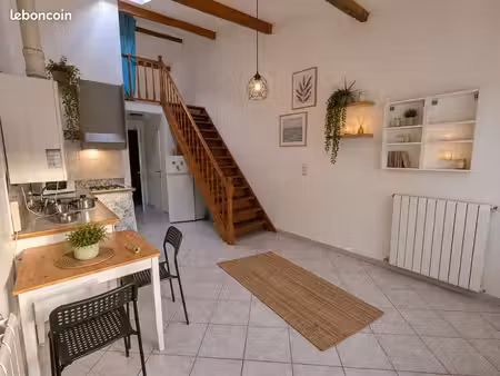 t3 meublé avec cour