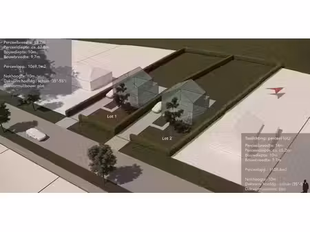 terrain à bâtir à vendre à poppel pour € 220.000