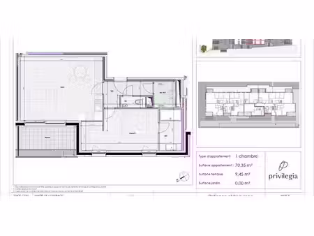 appartement à vendre à glain pour € 251.535 avec 1 chambre à coucher