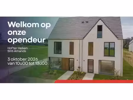 sous option - maison à vendre à sint-amands avec 3 chambres à coucher