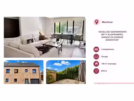 maison à louer à meerhout pour € 1.326 avec 4 chambres à coucher