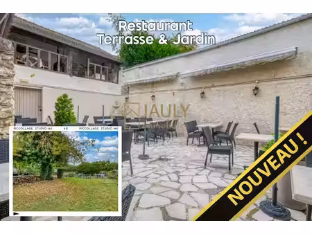 restaurant avec terrasse et jardin 430 m² - logement