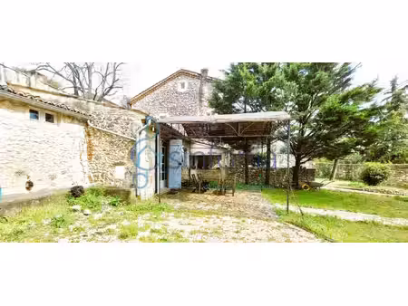 lussan la lèque maison en pierre 140 m2 dépendance piscine