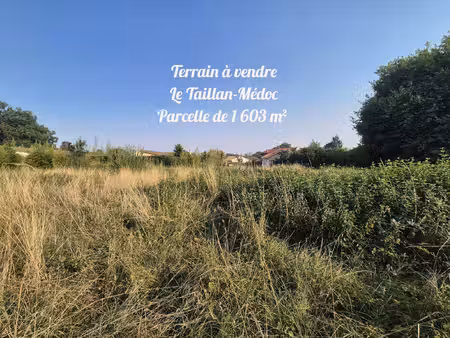 terrain à vendre le taillan-médoc