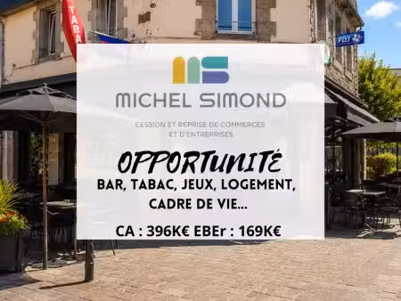 fonds de commerce bar  tabac  fdj 80 m²