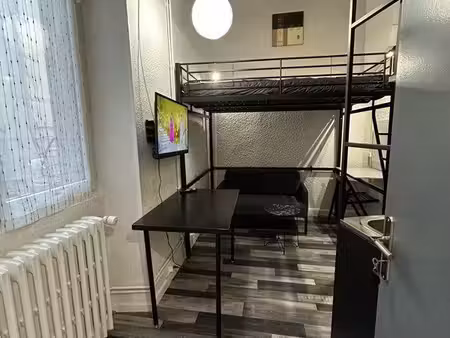 à louer – studio f1 meublé 18 m² – 450 tout compris – dole centre-ville