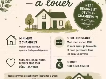location maison urgent