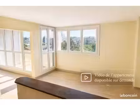 appartement t3/4 63m² traversant avec terrasse  quartier crampel / demoiselles