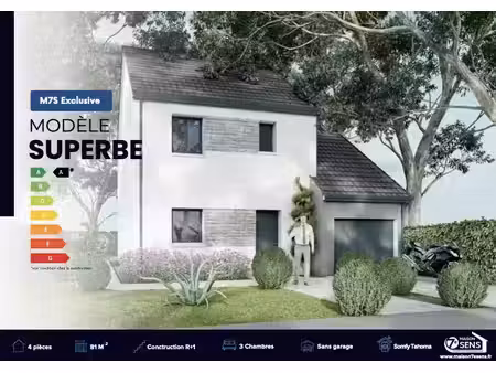 vente maison neuve 4 pièces 81 m² à veneux-les-sablons (77250)  266 274 €