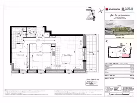 location appartement 3 pièces 59 m² à eragny sur oise (95610)  1 112 €