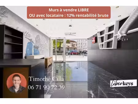 local commercial 62 m² | place saint pierre