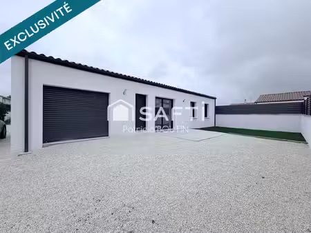 pavillon neuf de plain pied 3 chambres et garage a aiffres !