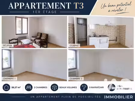 vente appartement 3 pièces