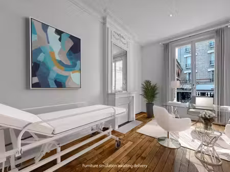 cabinet médical premium - 12 4 m² - entièrement rénové et meublé - quartier de passy  pari
