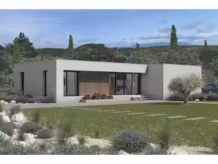 terrain avec maison neuve à vendre