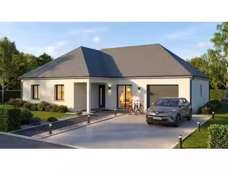 terrain avec maison neuve à vendre
