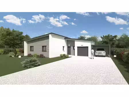 terrain avec maison neuve à vendre