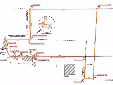 vente terrain  2882.00m²  dourdan
