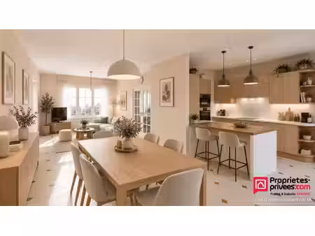 traditionnelle au calme - 3 chambres - garage - jardin vue dégagée - 98 m²