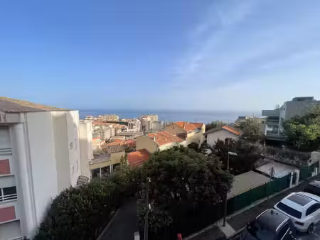 cap d'ail - 3 pièces meublé- vue mer - terrasse sur le toit