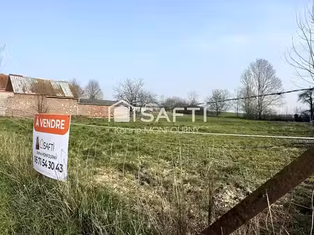 vente terrain à batir 2267 m² à saint-quentin (02100)  32 000 €