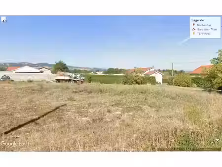 vente terrain 844 m² à montverdun (42130)  42 500 €