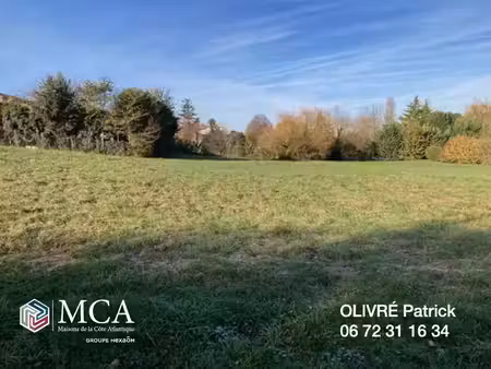 vente terrain 734 m² bussac-sur-charente (17100)