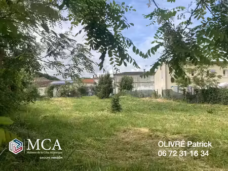 vente terrain 800 m² bussac-sur-charente (17100)