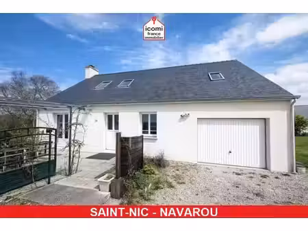 finistere - saint-nic (29550) - a vendre - maison a 2min du bord de mer - 3 chambres - 2 s