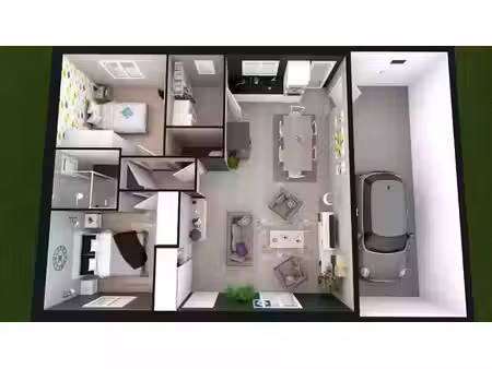 vente maison neuve 2 pièces 65 m² à saint-martin-d'auxigny (18110)  133 900 €