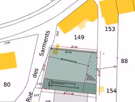 vente terrain à varades (44370) : à vendre / 489m² varades