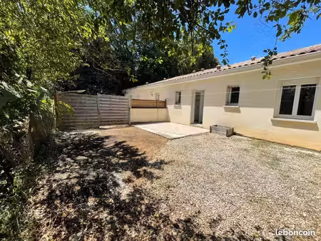 maison individuelle plain pied meublée – 63 m²– la couronne