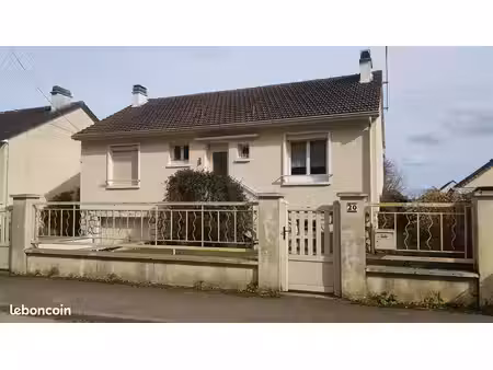 maison 3 pièces type f3+ de 70m2  jardin sous sol