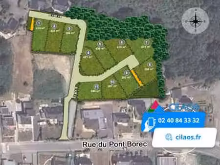 vente terrain à surzur (56450) : à vendre / surzur