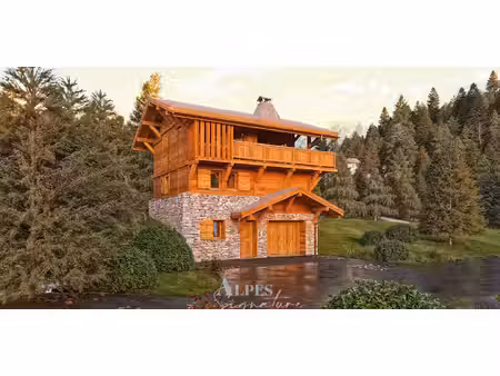 chalet avec vue panoramique et terrasse les gets (74)