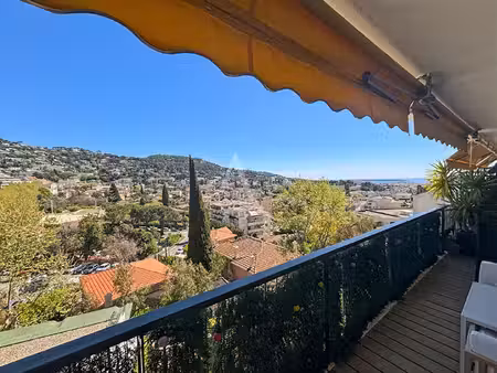 **le cannet mairie ** superbe 2/3 pièces avec terrasse vue mer** 83m² + box