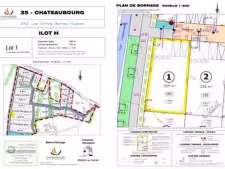 vente terrain à châteaubourg (35220) : à vendre / châteaubourg