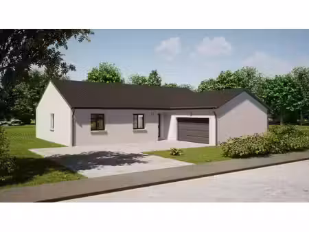 terrain avec maison neuve à vendre