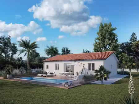 terrain avec maison neuve à vendre