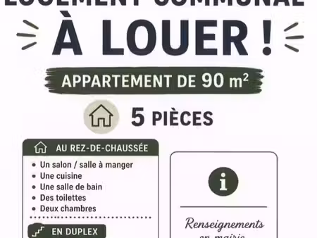 appartement 5 pièces 90 m²