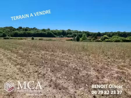 vente terrain 569 m² à meursac (17120)  59 500 €