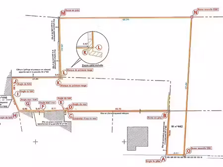 vente terrain 2882 m² à dourdan (91410)  98 000 €